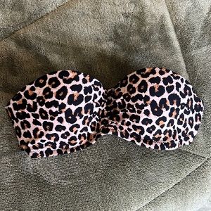 Target Bandeau Leopard Bikini Top
